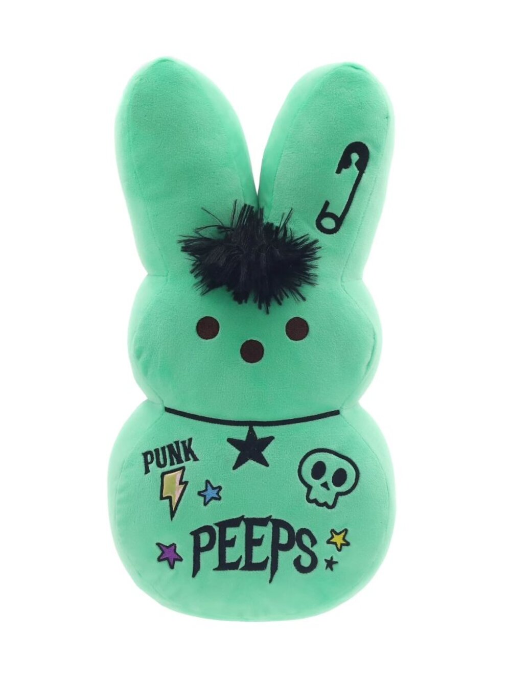 NWT PEEPS® Bunny 15-Inch Green Emo Plush Toy for Easter